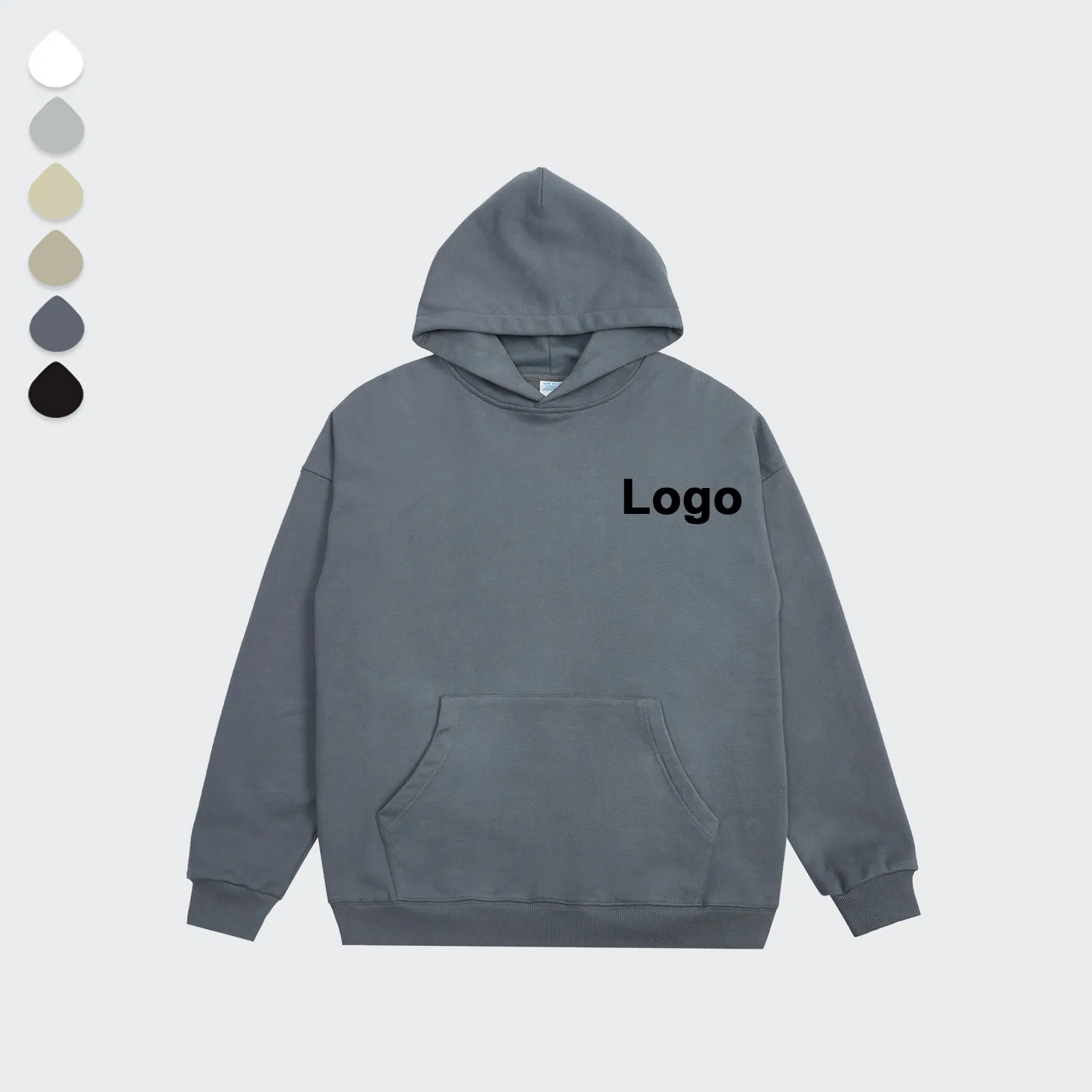 Women Oversized Hooded Casual Loose Pocket Sweatshirt Streetwear Autumn Winter Solid Color Pullover Hoodies Wholesale Activewear Custom Tracksuits Apparel