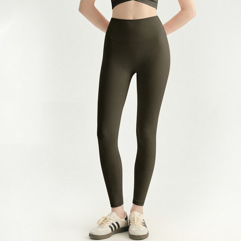 Customized Women's High Waist Naked Sexy Girls Push up in Tight Active Yoga Sports Workout High Quality Tummy Control Leggings
