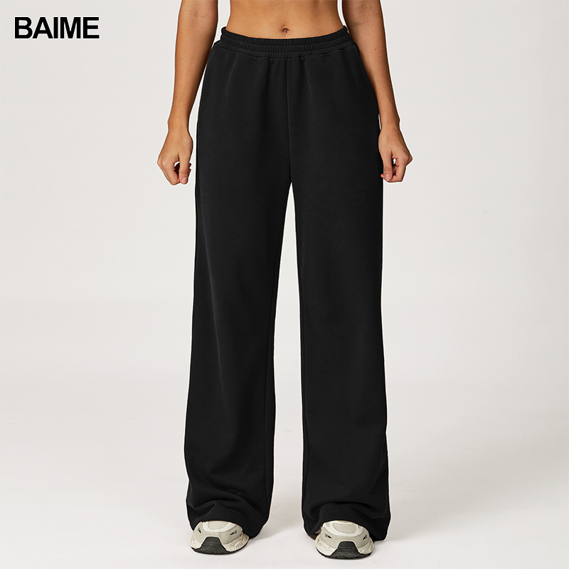 New Design Loose Breathable Women's Pants Stereoscopic Slimming Wide Leg Sweatpants for Outdoor
