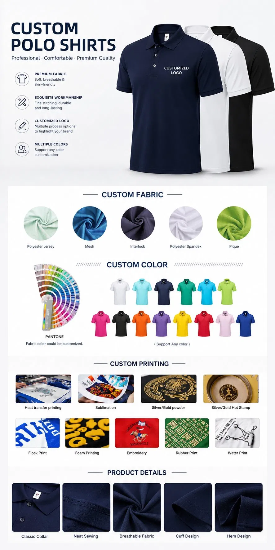 Variety of printing methods