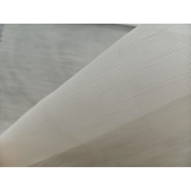 Highly Welcome Silk Linen Mesh Organza Tulle Sustainable Luxurious Comfort Silk Fabric for Apparel