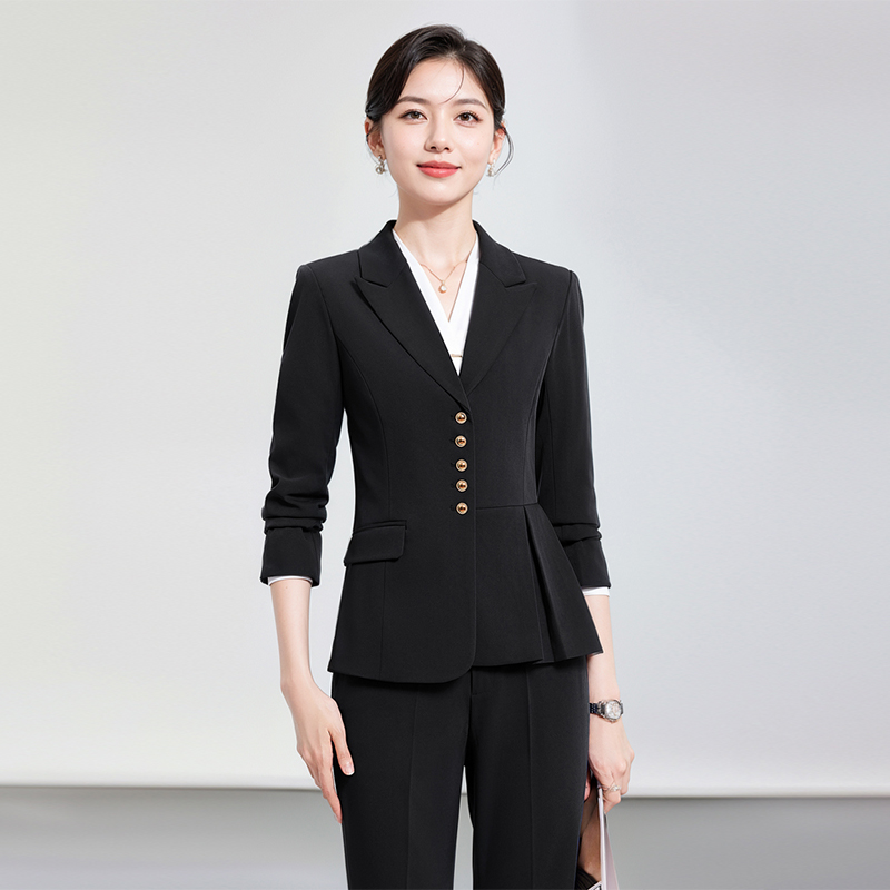 Women's Professional High-End Hotel Dress Elegant Small Business Work Clothes for Spring &amp; Autumn Women's Suit &amp; Blazers