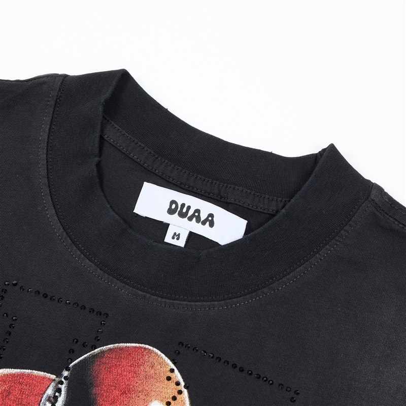 Wholesale Men's Streetwear T-Shirt Custom Duaa Hell Star Style Apparel