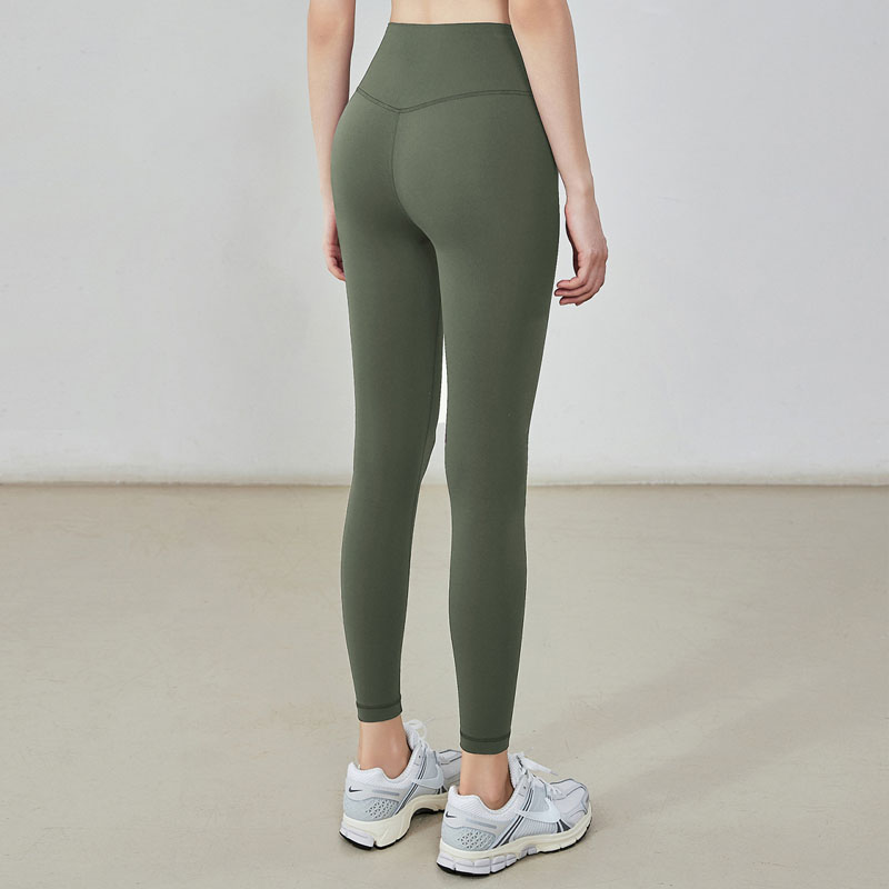 Customized Women's High Waist Naked Sexy Girls Push up in Tight Active Yoga Sports Workout High Quality Tummy Control Leggings