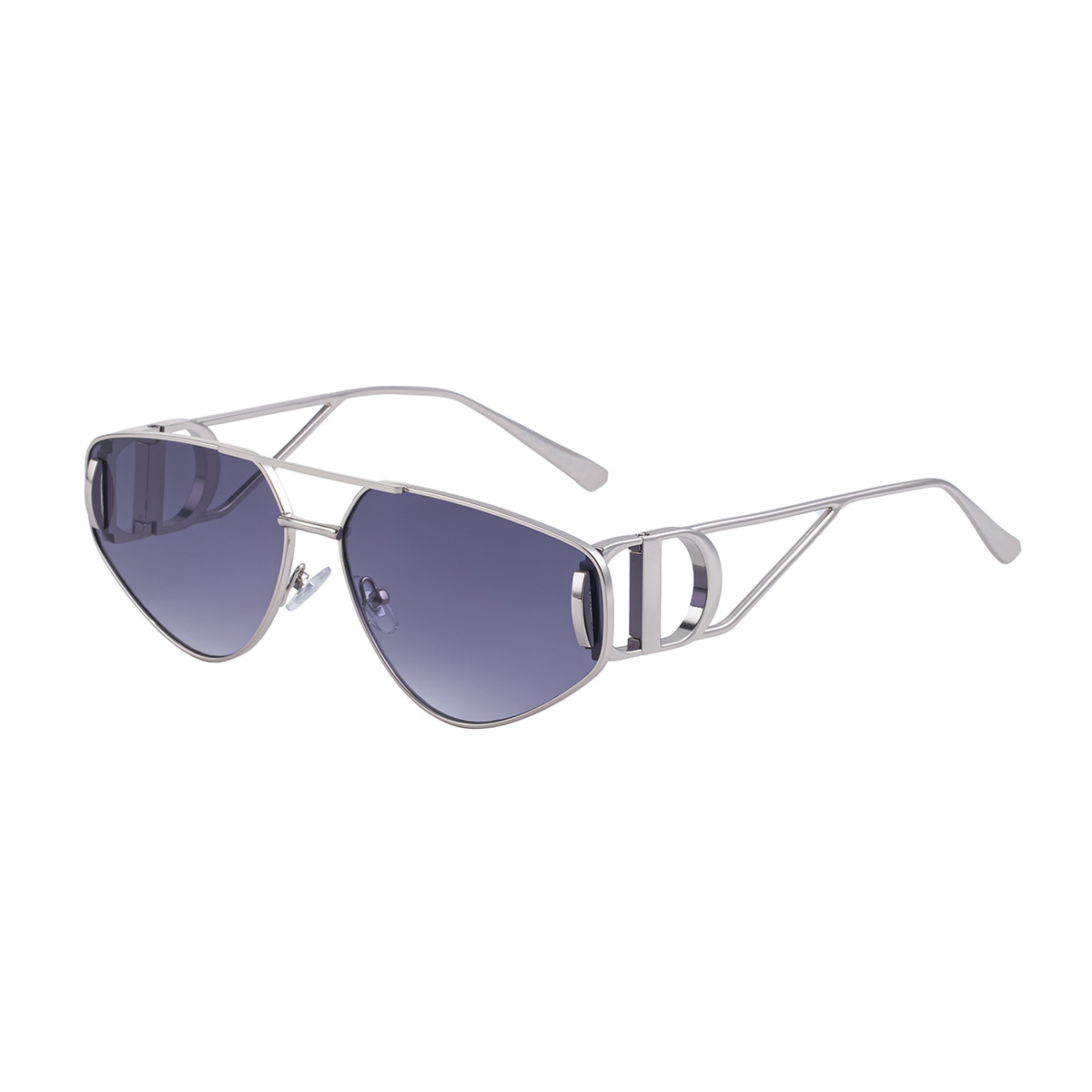 2026 New Fashion Cat Eye Luxury Sunglasses Women's Trendy Outdoor Street UV400 Protection Full Frame Model LB-A10011