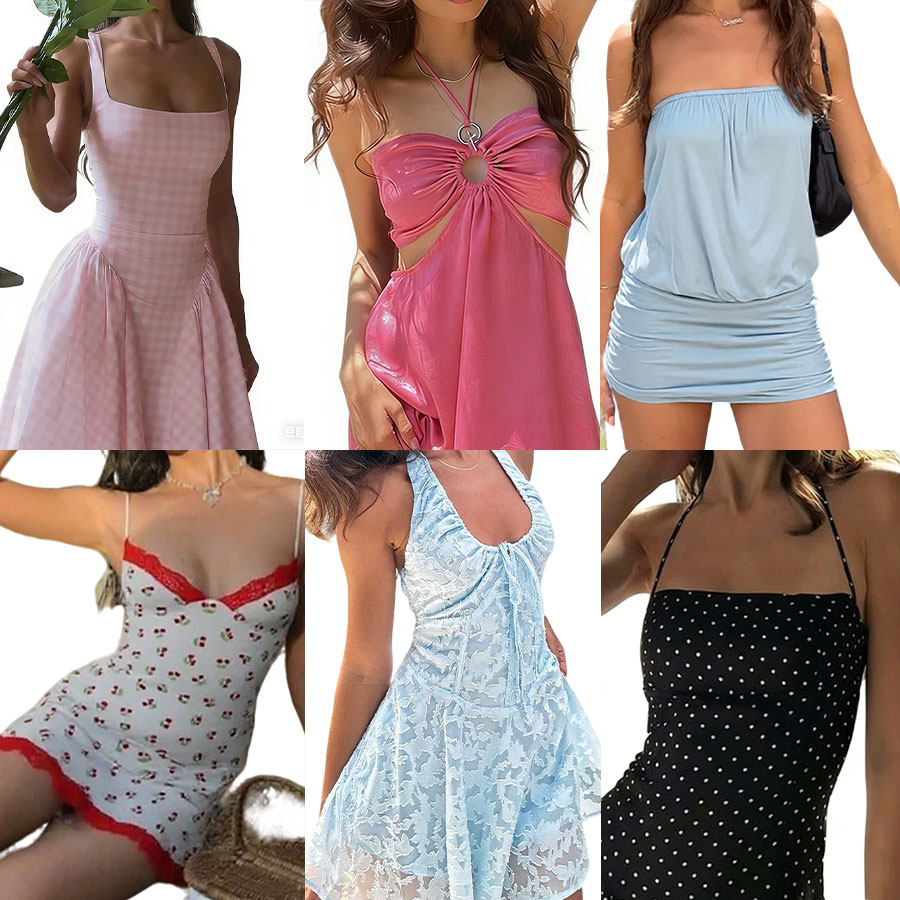 Online Retailer Mix Assorted Modest Dresses for Women Apparel Stock Ropa Casual De Mujer, Bulk Buying Women's Classic Clothes