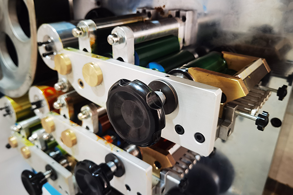 Ink transfer device section