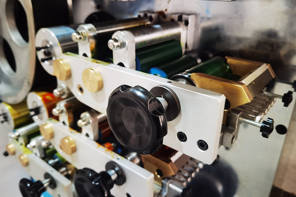 Ink transfer device section