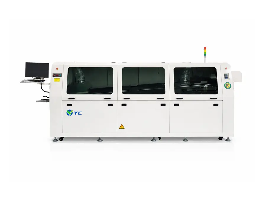 China China Suppliers 350 Lead-Free Wave Soldering Machine for DIP Assembly - Efficient Factory Solution for PCB Production Factory, Exporter