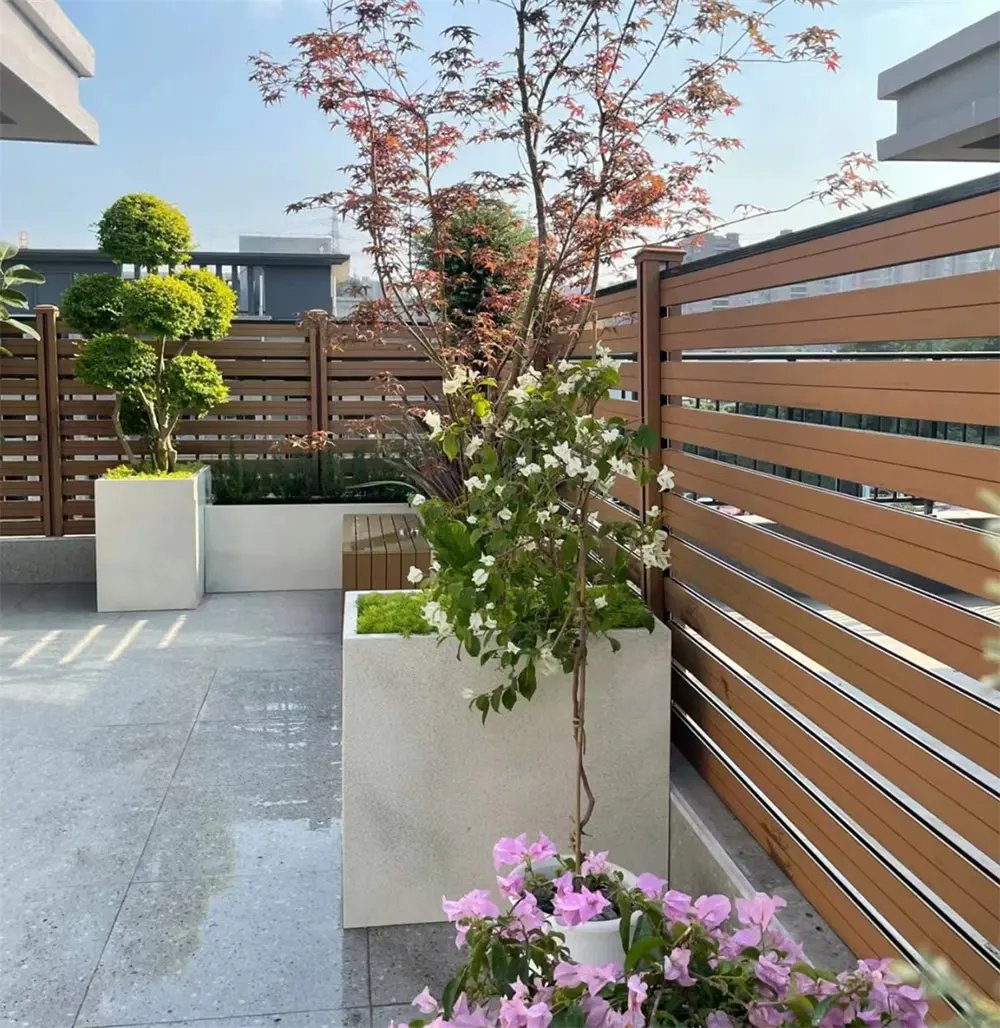 Plastic Wood Fence Application 1