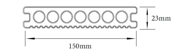 Custom WPC 3D Embossed Decking YD150RH23 Factories, Companies
