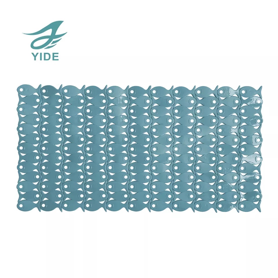 YIDE High Quality Bathroom Floor Shower Massage Baby Non Slip 100% PVC Bath Mat