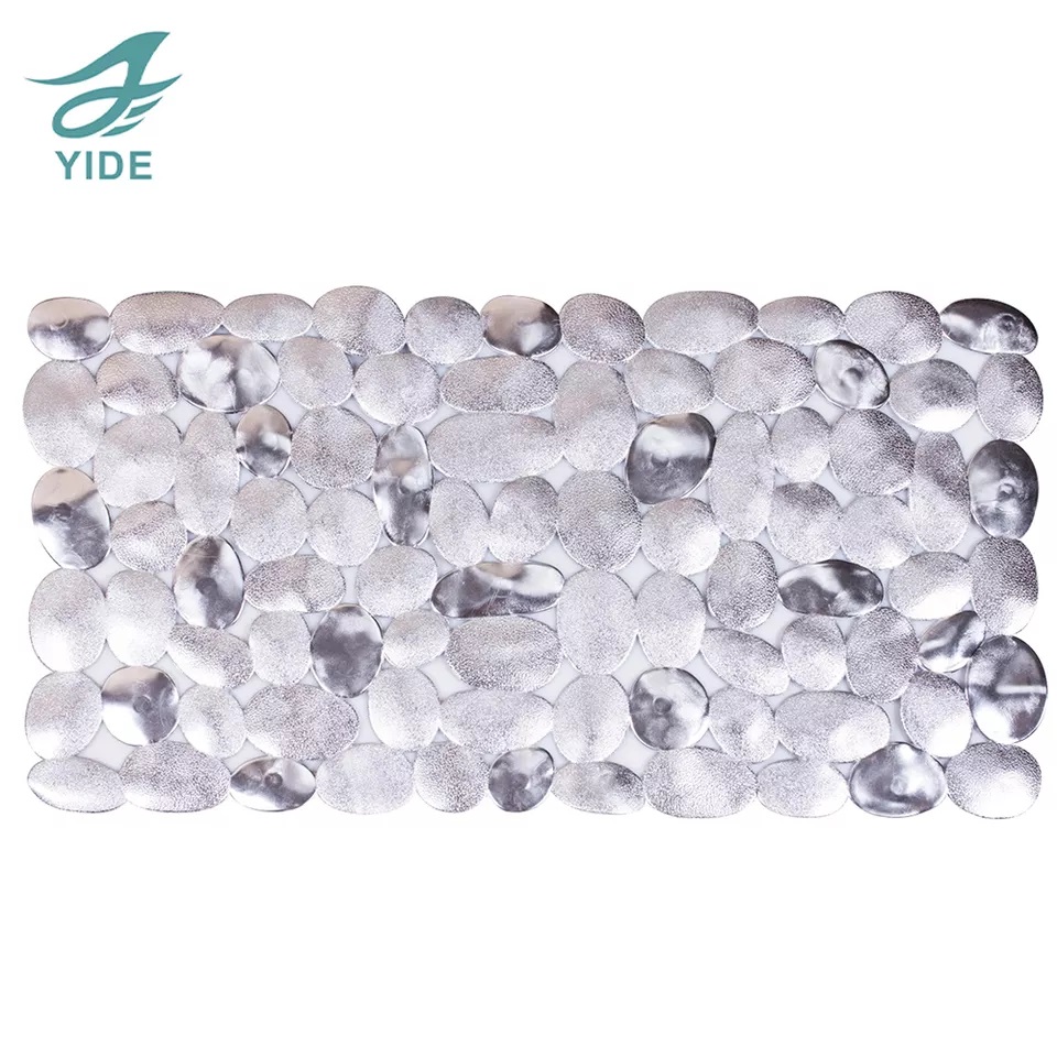 YIDE Anti-bacteria Bath Mats with Strong Suction Cups with Non-slip Shower Mat in Bathroom