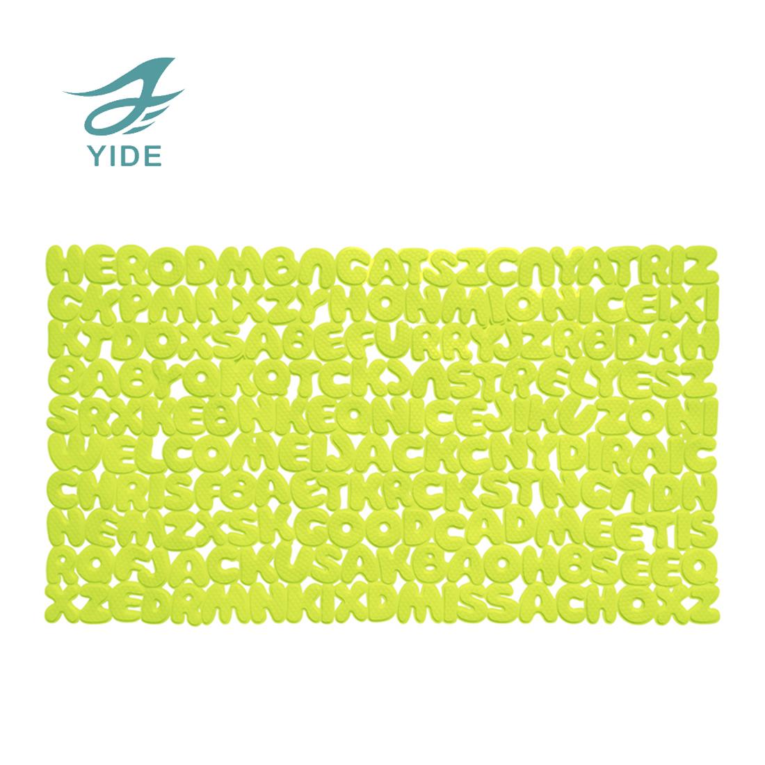 YIDE Children Kid Shower Tub Mat Non-Slip Bath Safety Mat with Suction Cups