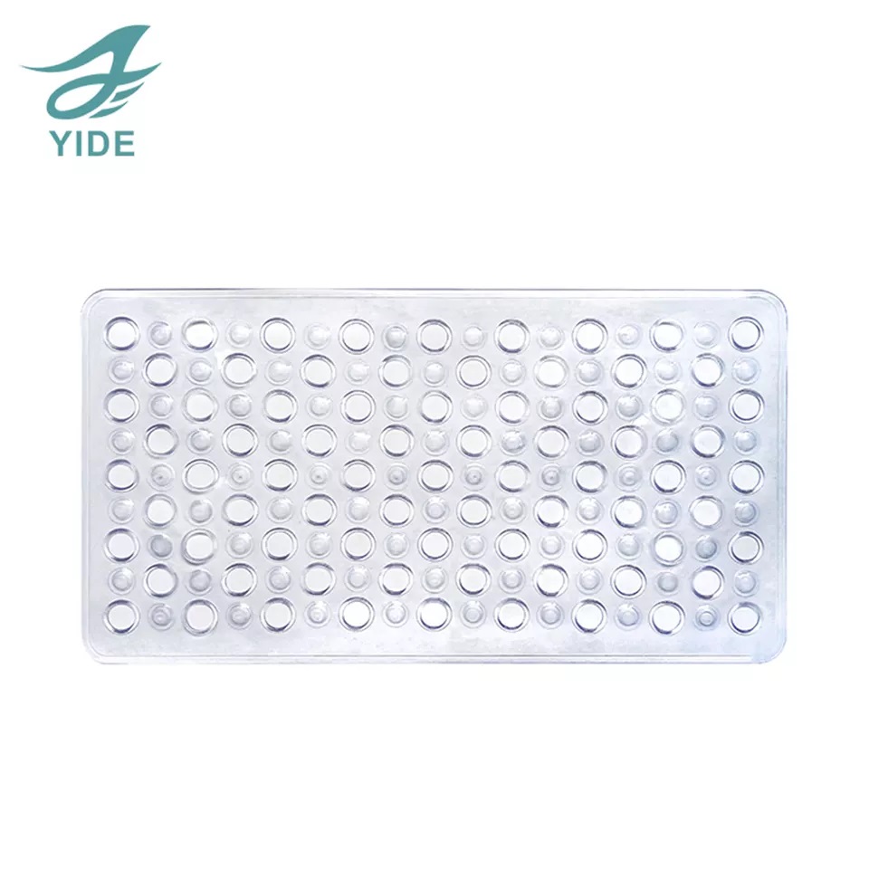 YIDE Bathroom Vinyl Non Slip Mat Anti-Skid Safety Eco-Friendly Bath Mat PVC Shower Mat Anti Slip