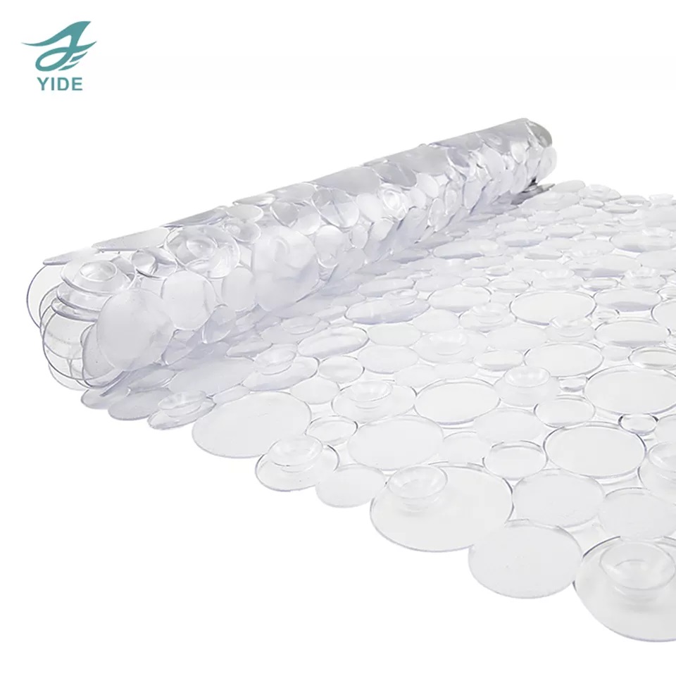 YIDE Modern Design PVC Bathroom Inside Safety Shower Mat Bathtub Mat Non Slip