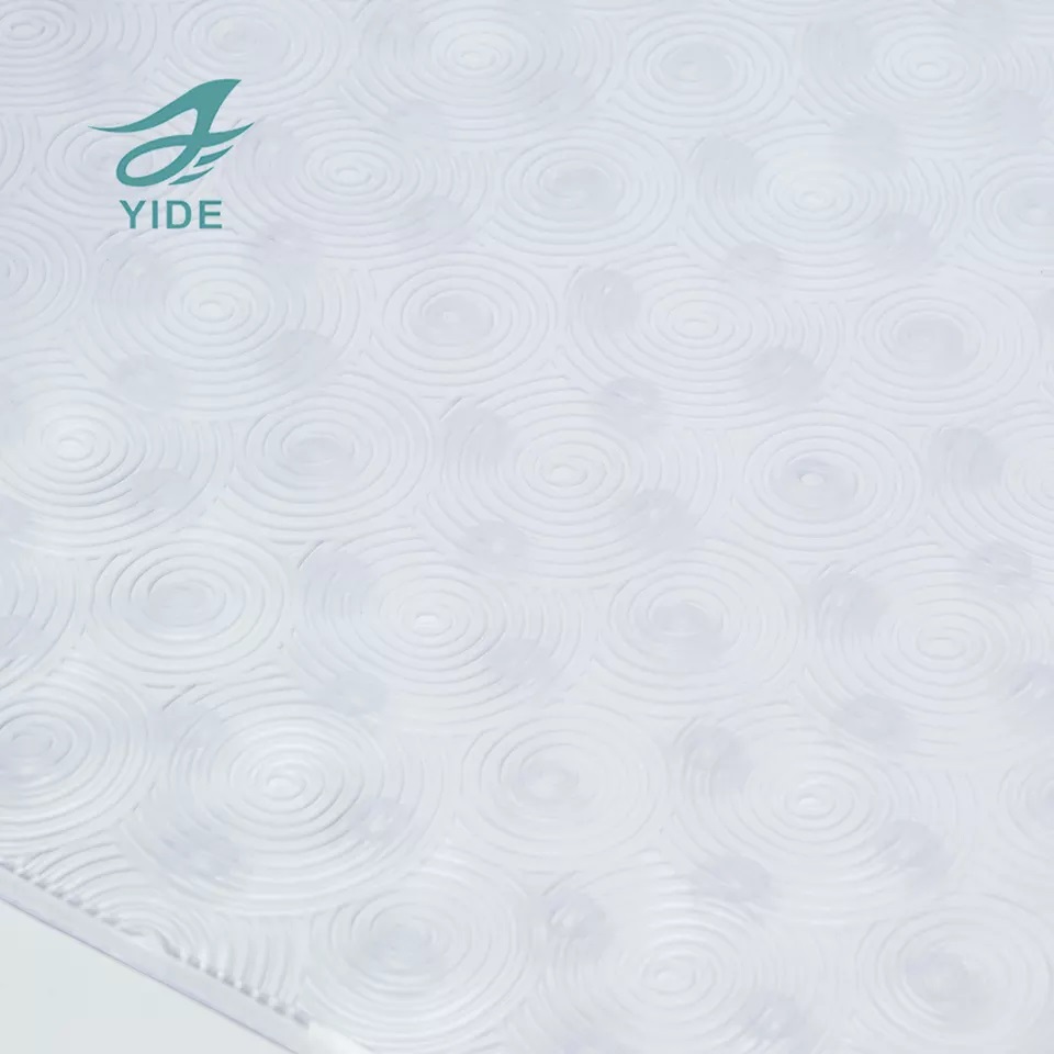YIDE Wholesale 100% Pvc Bath mat Safety Waterproof Non Slip Tub Mat For Home Bathroom