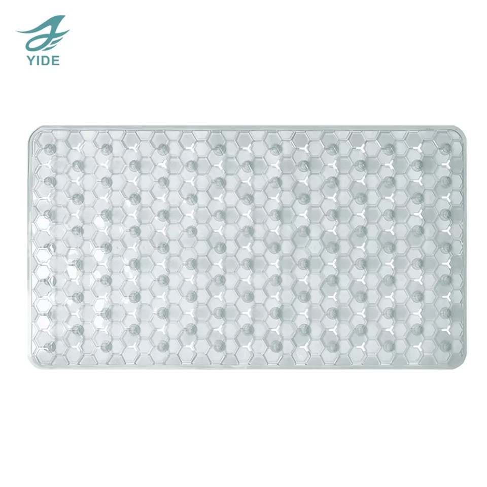 YIDE Top Selling Non Slip Shower Extra Long Safety Bathtub Mat Anti Slip