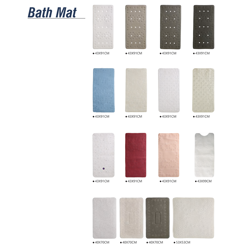 ODM Super Soft Water Absorbent Vinyl PVC Anti Slip Foam Mat Non Slip Mat with Strong Suction Cups Manufacturers, Supplier