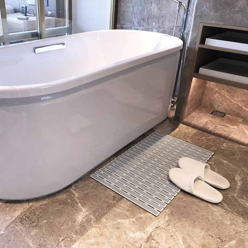 YIDE Hotel Standard Bath Mat Non Slip Shower Safety Mat with Strong Suction