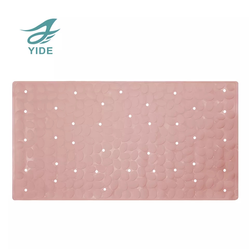 YIDE Factory Direct Durable Hot sale Bath Mat Customized Colorful Bathmat pvc With Strong Suction Cups