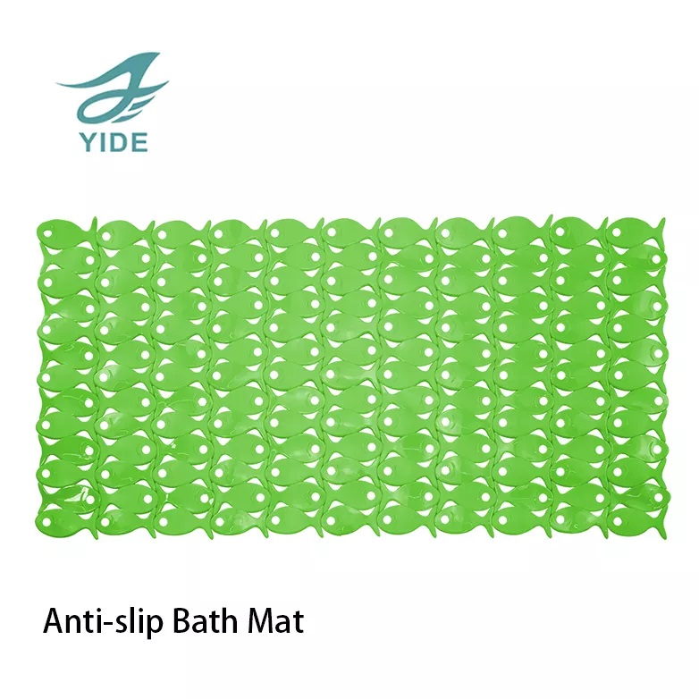 YIDE High Quality Bathroom Floor Shower Massage Baby Non Slip 100% PVC Bath Mat