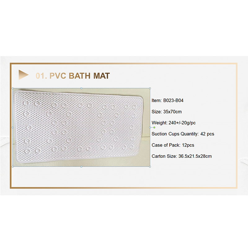 ODM Super Soft Water Absorbent Vinyl PVC Anti Slip Foam Mat Non Slip Mat with Strong Suction Cups Manufacturers, Supplier