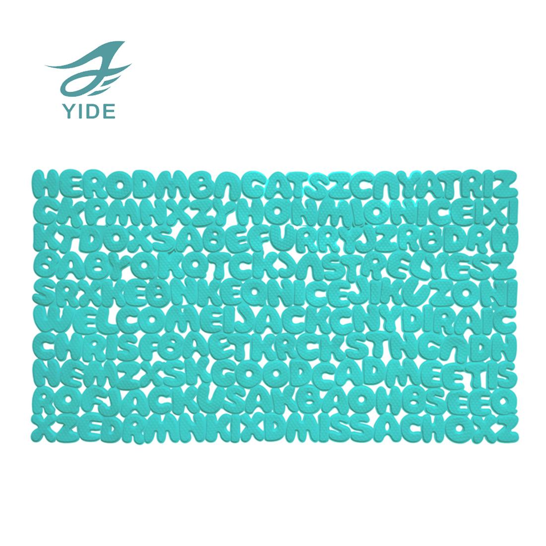 YIDE Children Kid Shower Tub Mat Non-Slip Bath Safety Mat with Suction Cups