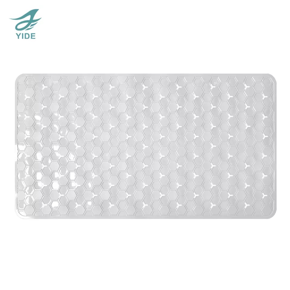 YIDE Top Selling Non Slip Shower Extra Long Safety Bathtub Mat Anti Slip