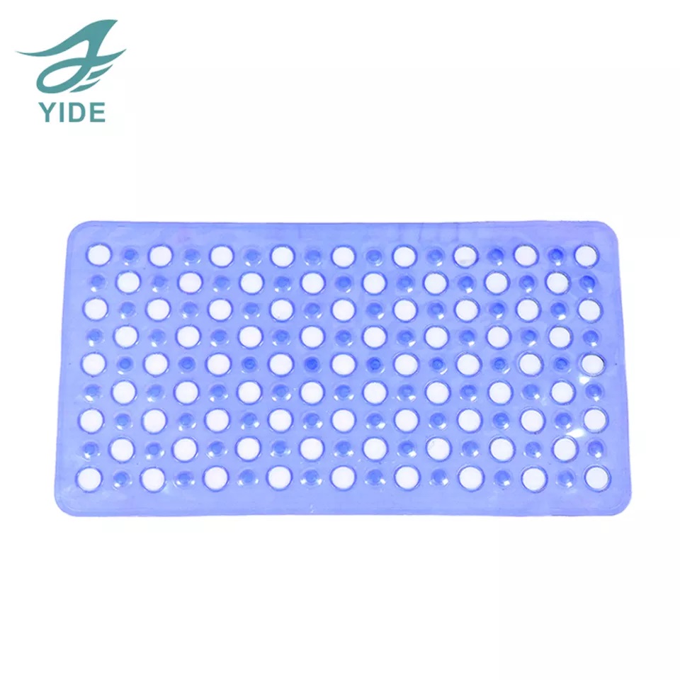 YIDE Bathroom Vinyl Non Slip Mat Anti-Skid Safety Eco-Friendly Bath Mat PVC Shower Mat Anti Slip