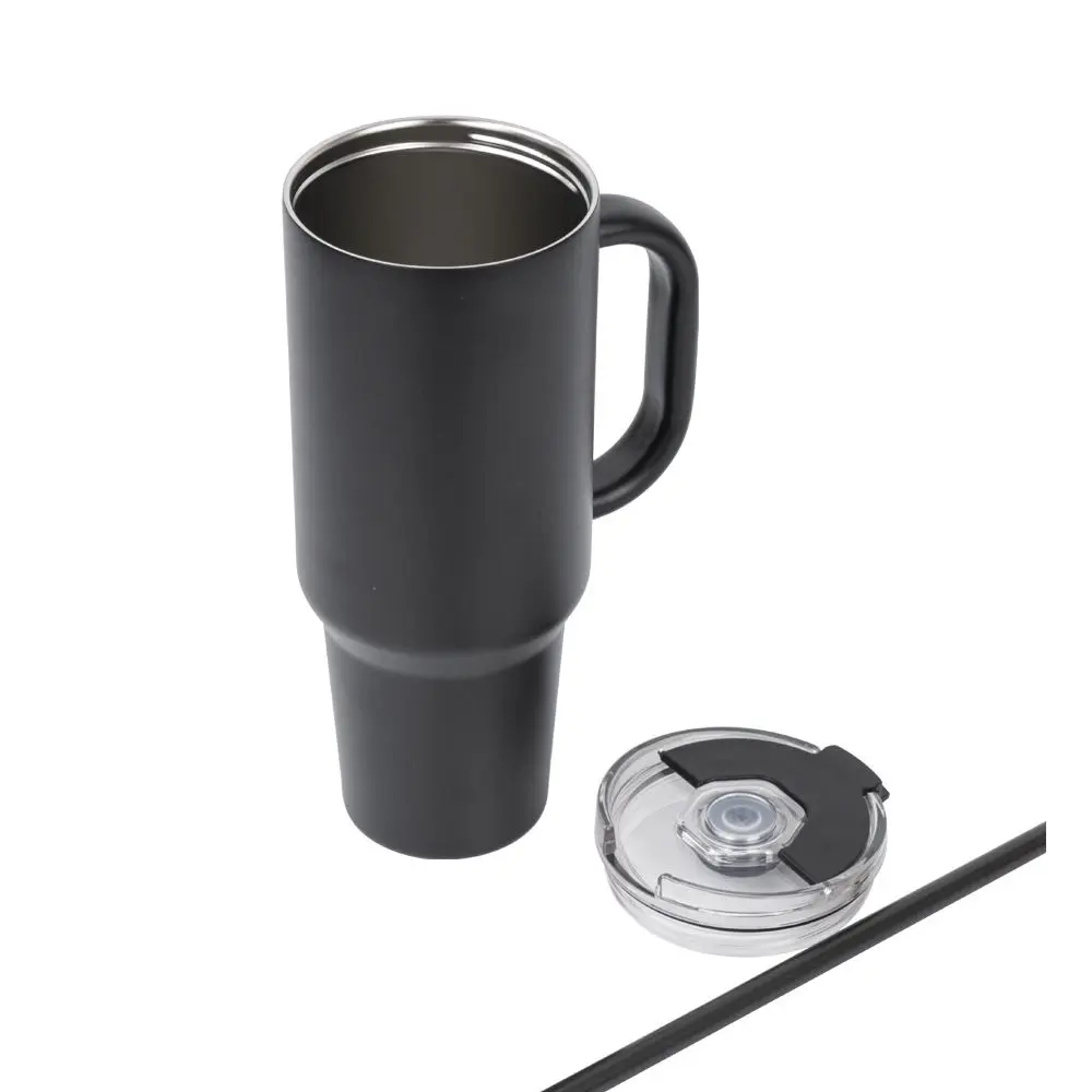 Wholesale 40oz Stainless Steel Eco-Friendly Insulated Travel Tumbler with Handle and Straw for Car Use Manufacturers, Manufacturer