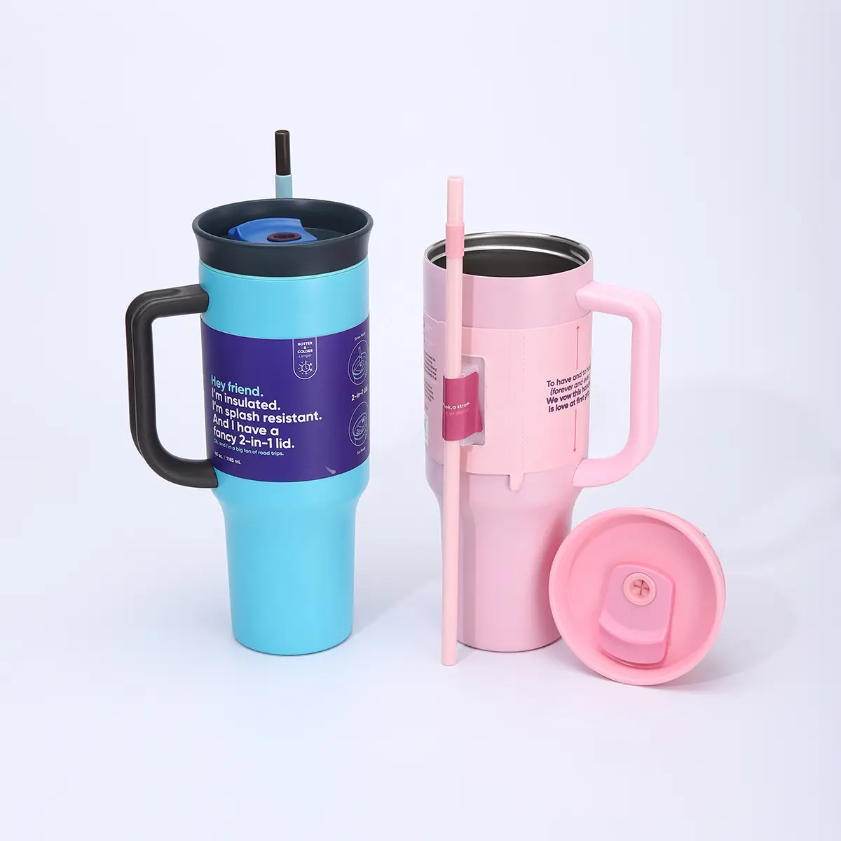 China Owala Stainless Steel Triple Layer Insulated Travel Tumbler with Spill Resistant Lid Supplier, Factories