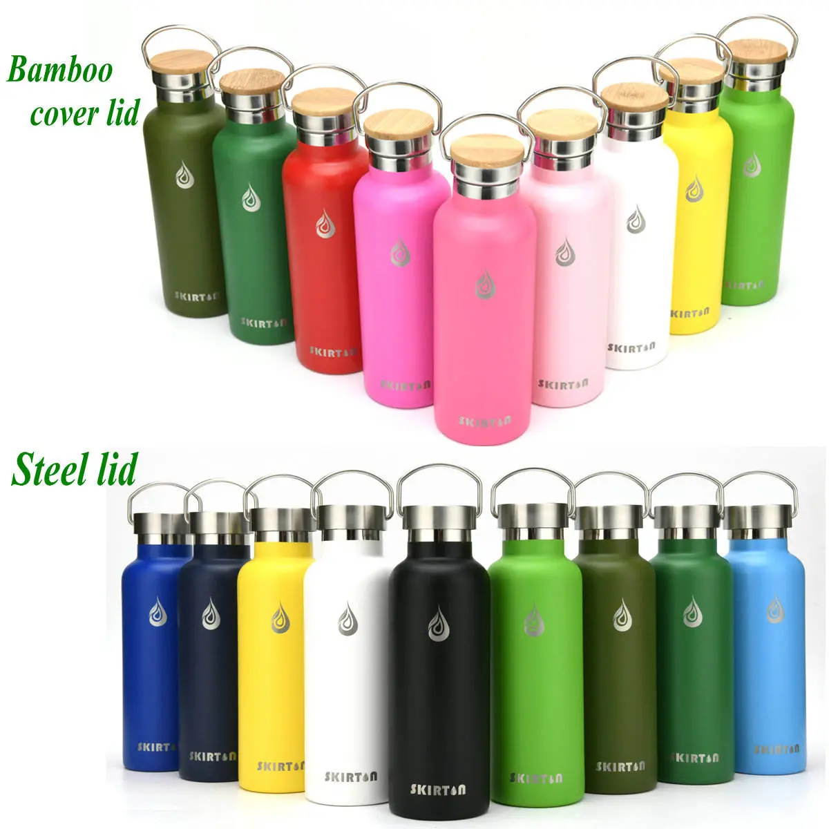 China Powder Coated Drinking Sports Insulated Thermos Bottle with Lid Factories, Factory