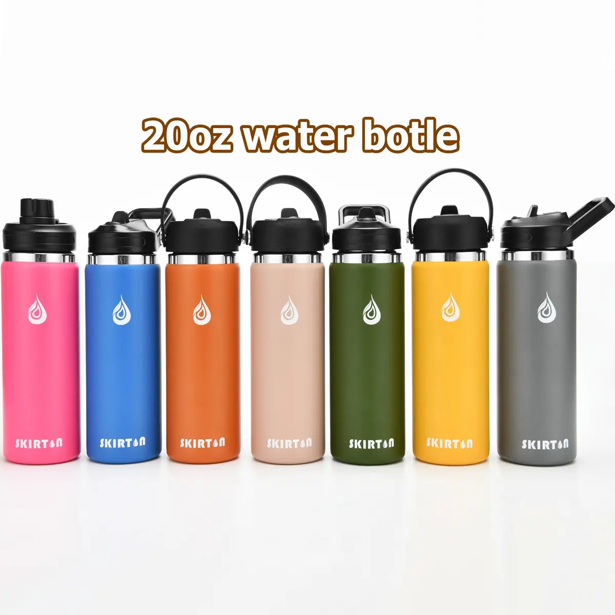 China Multi - Capacity Insulated Stainless Steel Hydroflask Water Bottle with Straw Lid Manufacturers, Factory