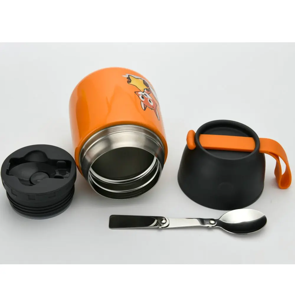 Wholesale 17oz 24oz Vacuum Insulated Food Jar Thermal Lunch Containers with Spoon Manufacturers, Factories