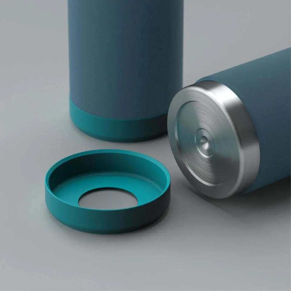 Vacuum Insulated Portable Water Bottle with Chug Lids