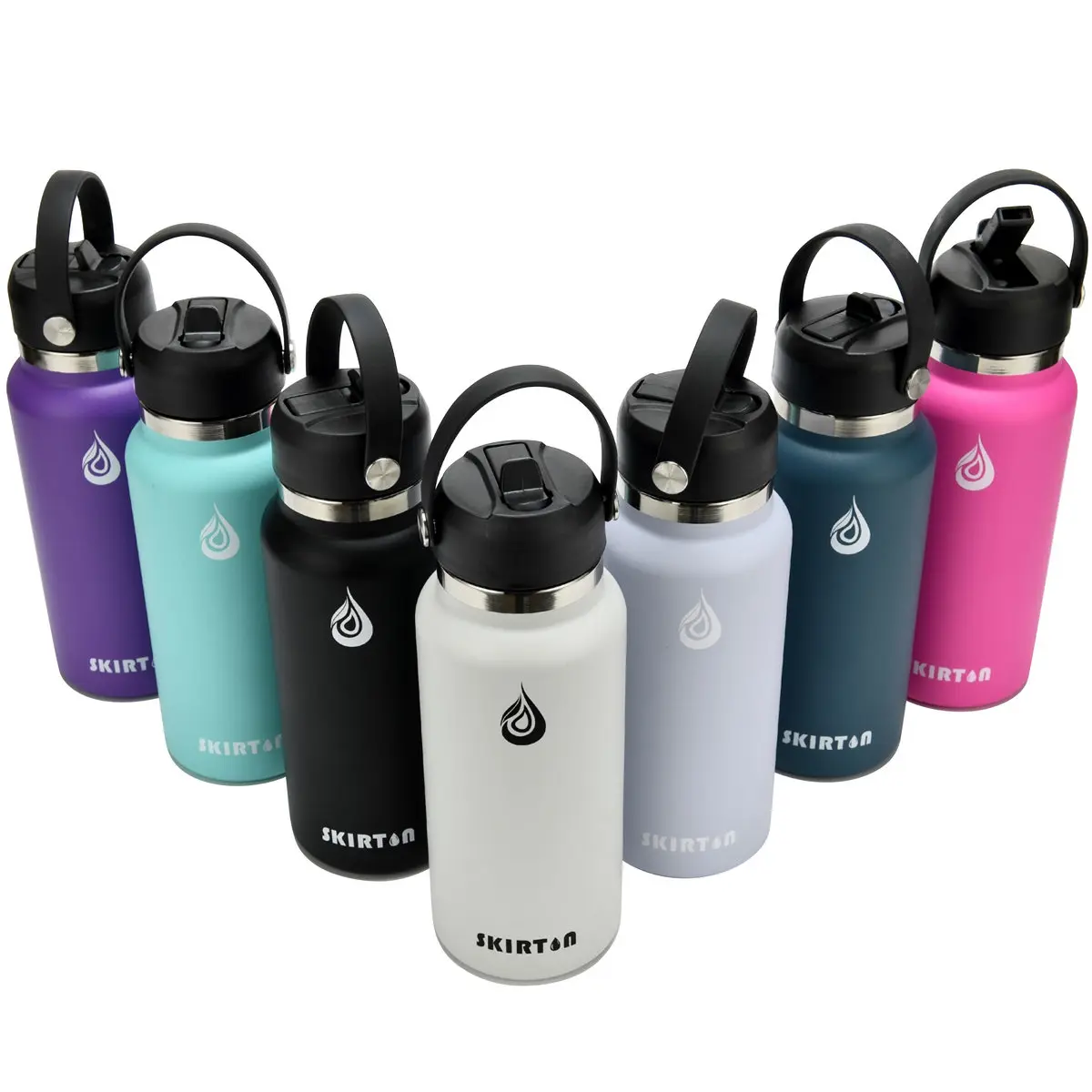 China Hydro Flask Wide Mouth Sports Double Wall Stainless Steel Water Bottle Drink Flask With Lid Supplier, Factory