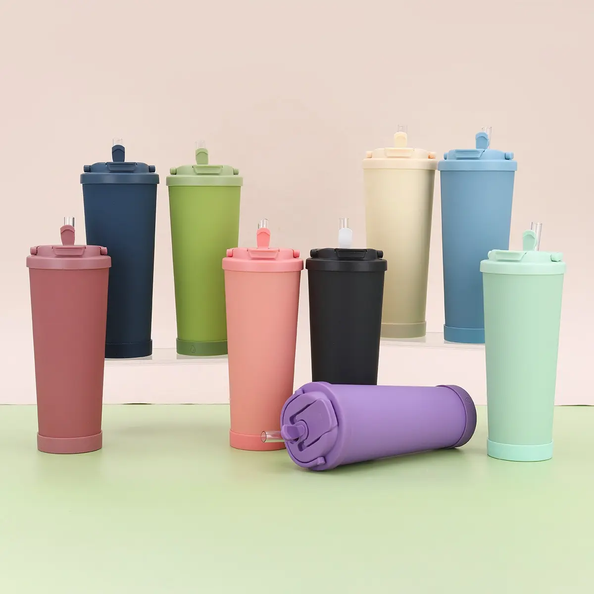 Wholesale Ceramic Inner 830ml Double-wall Insulated Travel Mug with Handle Suppliers, Factories