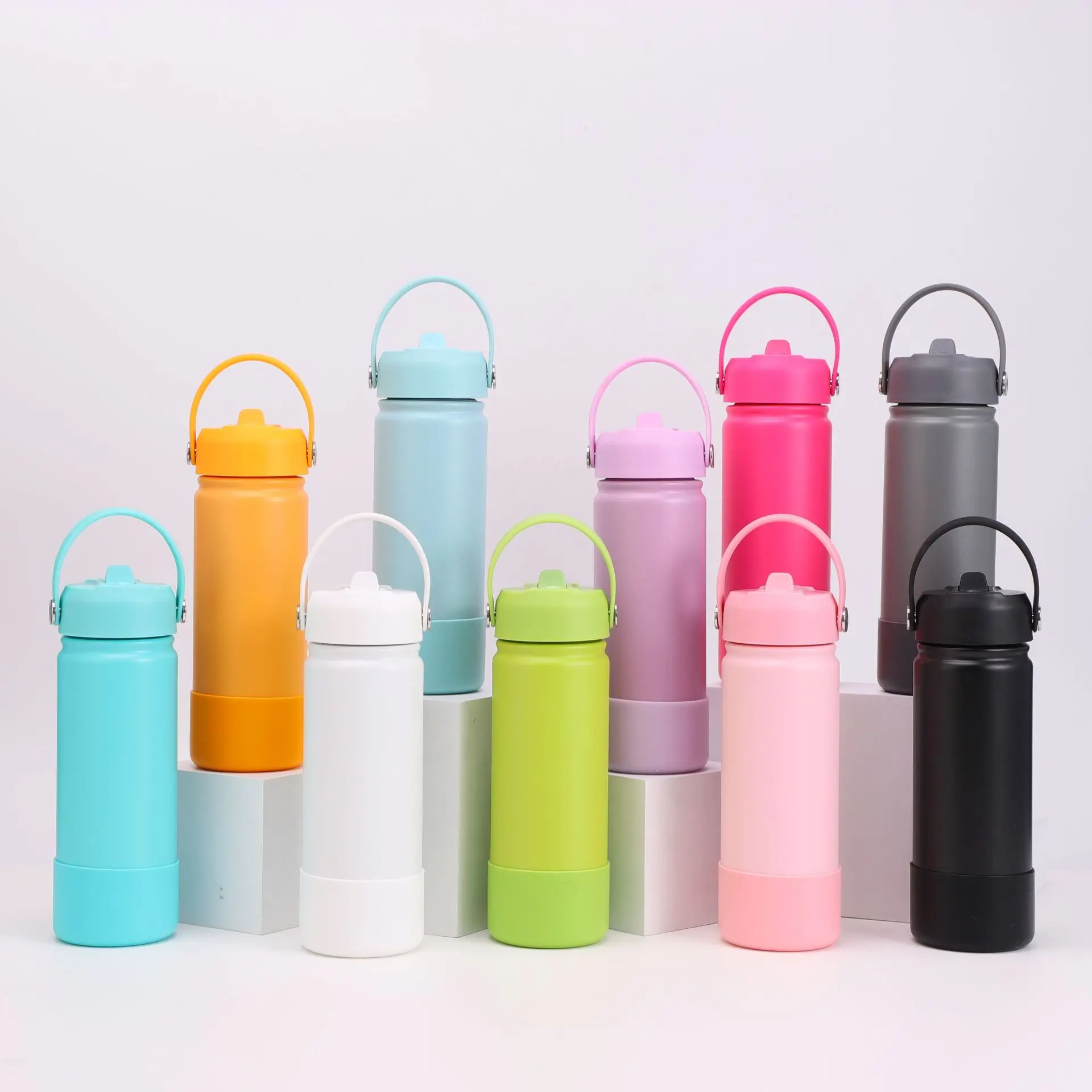 Wholesale Reusable 21oz Stainless Steel Insulated Metal Water Bottles with Straw Lid Supplier, Suppliers