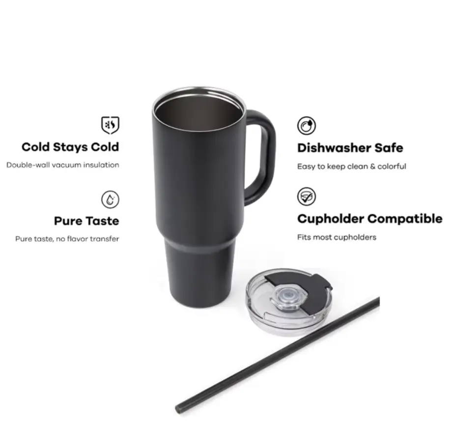 40oz Easy-Carry Stainless Steel Tumbler