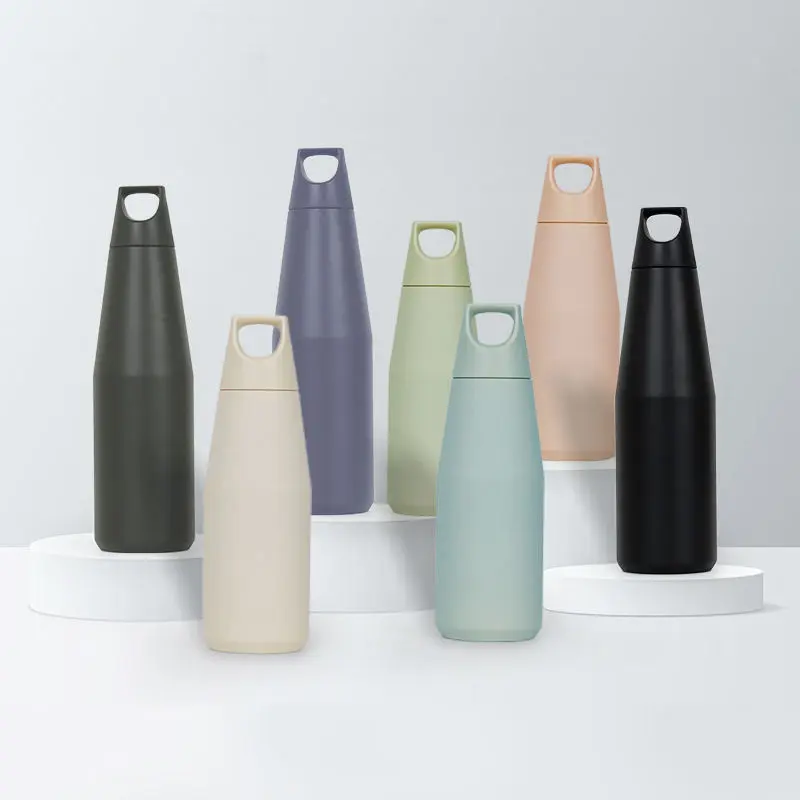 China Big Capacity Insulated Vacuum Small-Mouthed Drinking Water Bottle with Handle Manufacturer, Factories