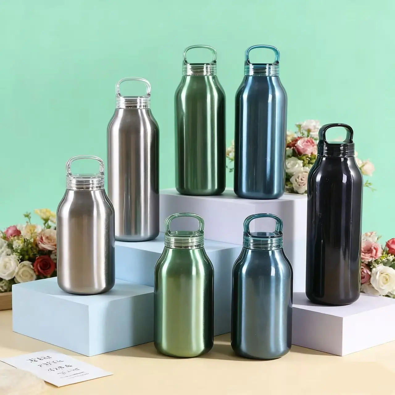 China Double Wall Stainless Steel Insulated Flask with Handle for Outdoor Gym Sports Thermal Manufacturers, Supplier