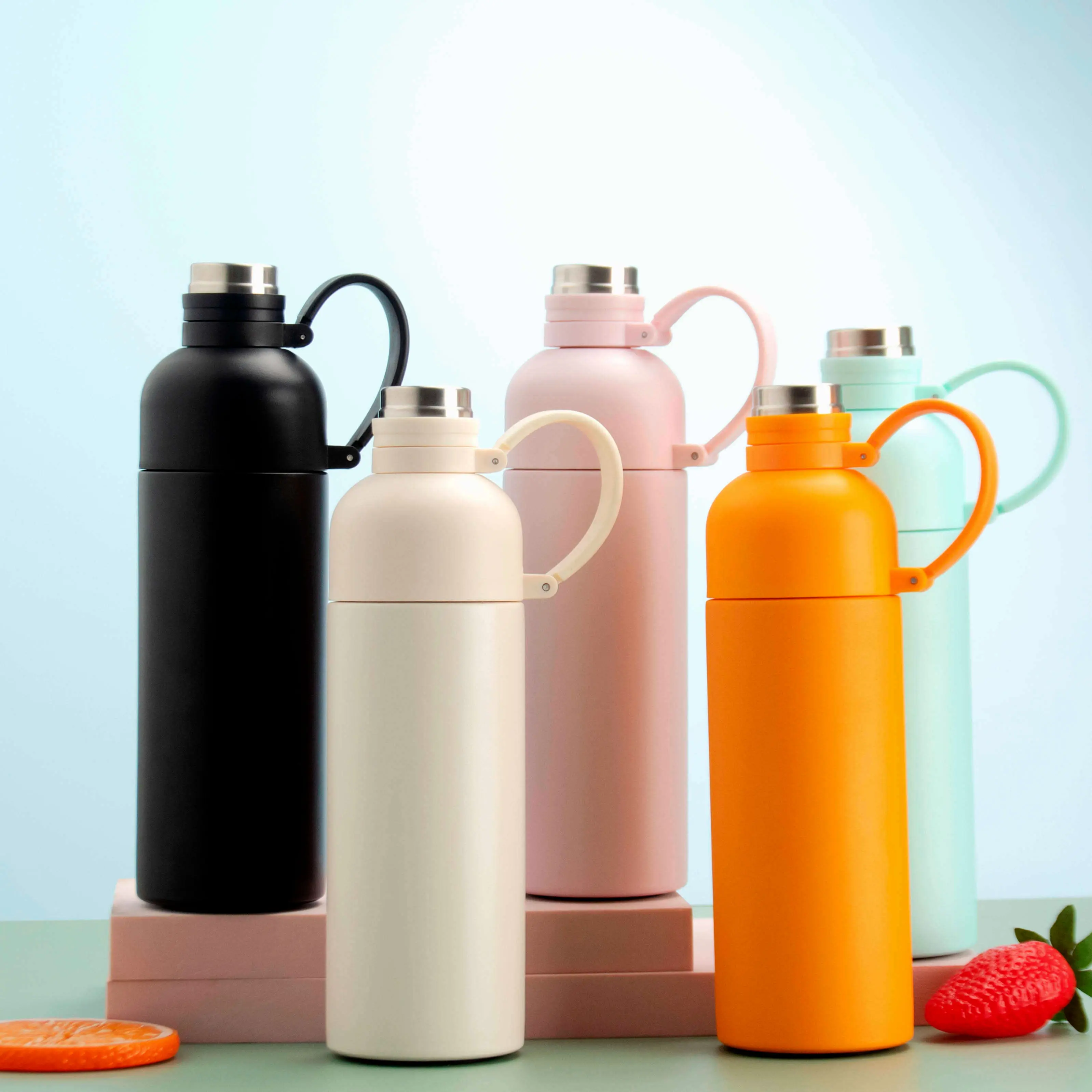 China 500ml Double-Walled Vacuum Insulated Stainless Steel Water Bottle with Sip Lid Supplier, Factory