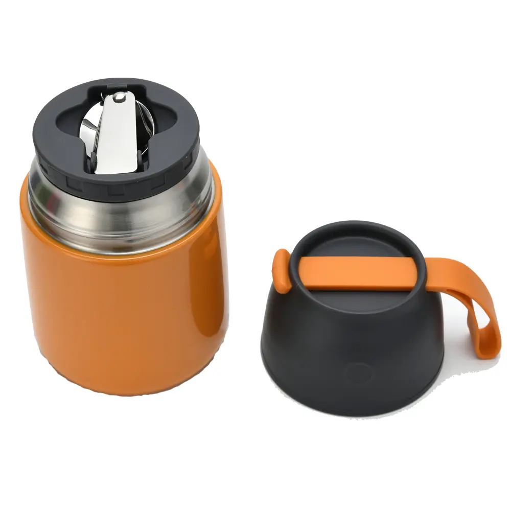 Wholesale 17oz 24oz Vacuum Insulated Food Jar Thermal Lunch Containers with Spoon Manufacturers, Factories