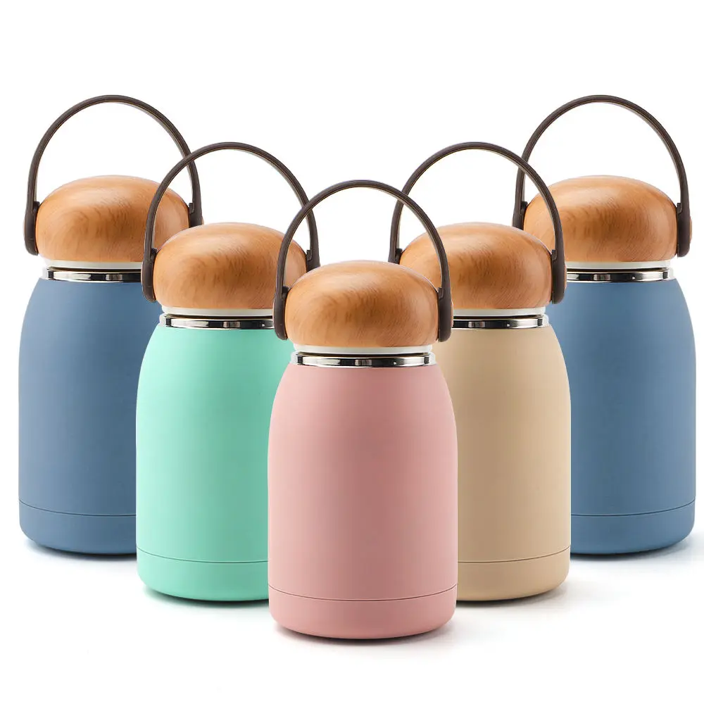China Eco Friendly Stainless Steel Vacuum Thermos Portable Drinking Cup with handle lid Factories, Factory