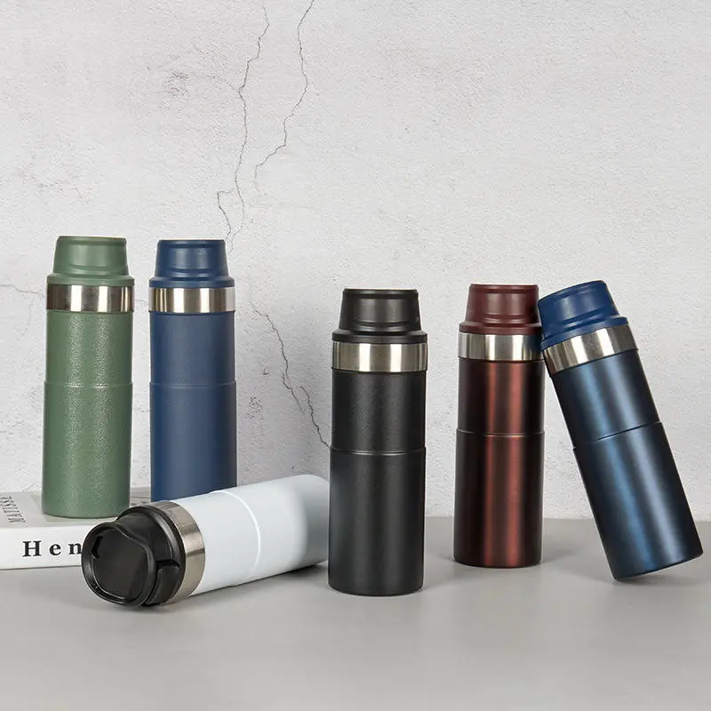 China 16oz Classic Trigger Action Stainless Steel Travel Mug for Coffee Tea Manufacturers, Suppliers