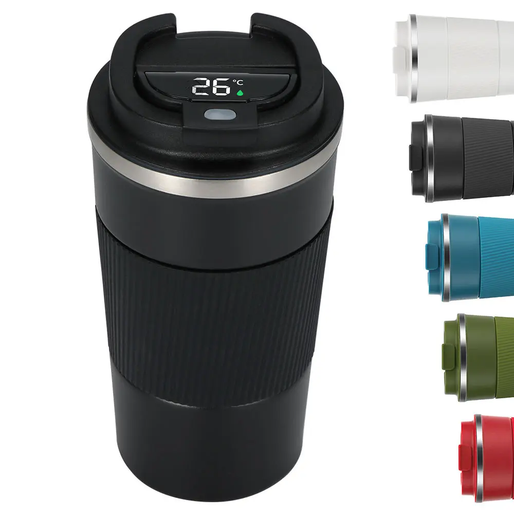 China Leakproof Insulated Thermal Travel Stainless Steel Coffee Mug with Temperature Display Factories, Factory