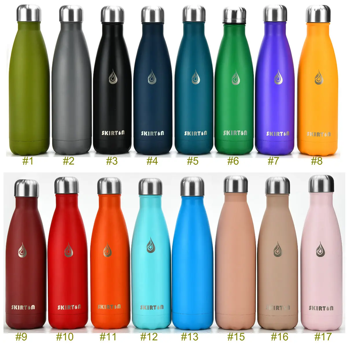China Custom Powder Coated Insulated Thermos Bottle Stainless Steel Vacuum Cola Flask Supplier, Suppliers