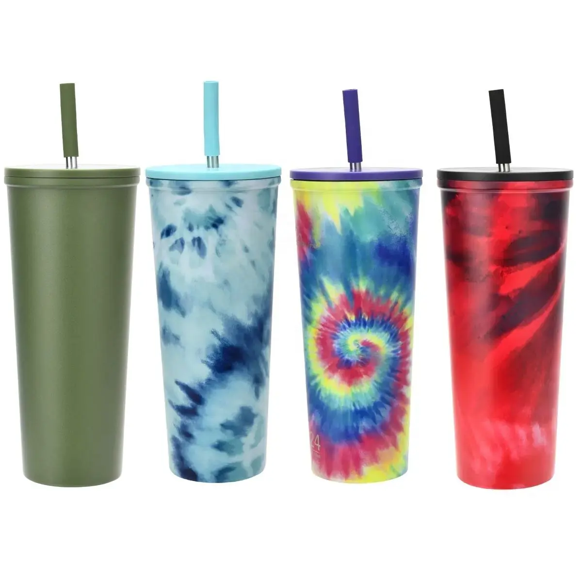 China New 24oz Double Wall Stainless Steel Tumbler with Flip Lid and Straw Factories, Factory