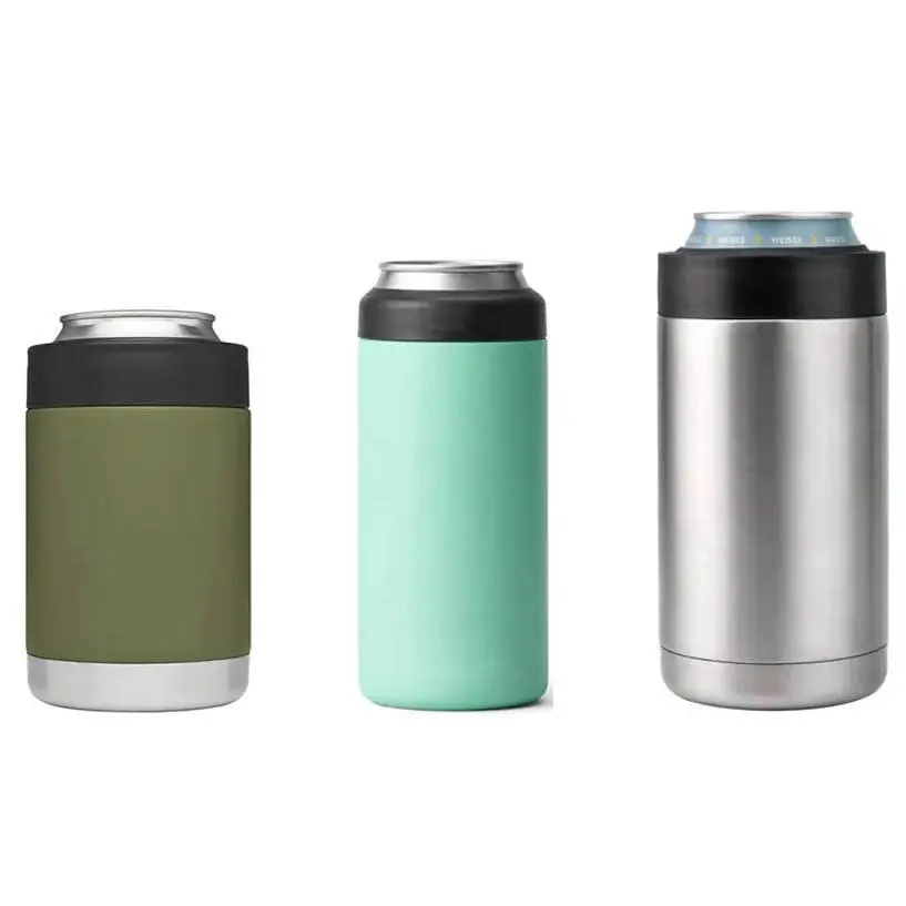 China Double Wall Stainless Steel Vacuum Insulated Can and Bottle cooler Suppliers, Factories